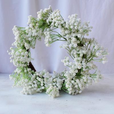 China Christmas Home Decorative Wreath Flower Artificial Olive Garland For Wedding Decoration for sale