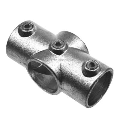 China Fence ; greenhouse; Handrail Metal Clamp Galvanized Steel Pipe Clamp Keyclamp Fittings for sale