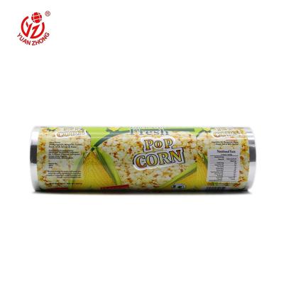 China Food Grade Moisture Proof Printing Popcorn Packaging Bag Plastic Laminated Film for sale