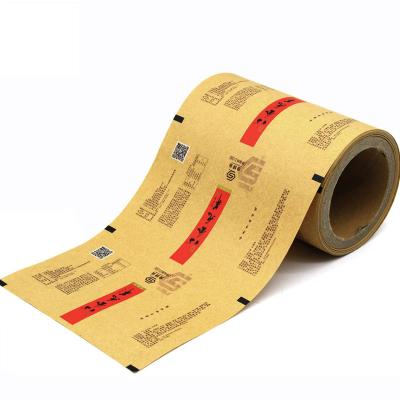 China Hot Selling Moisture Proof Waterproof To Custom Design Printed Serving Kraft Paper Pouch For Food for sale