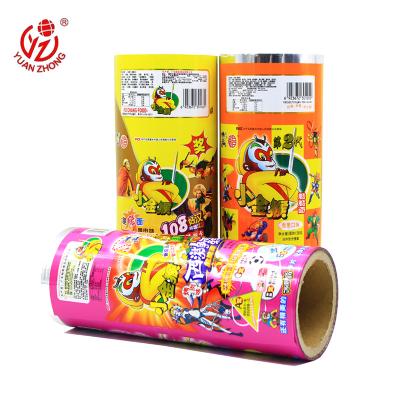 China Moisture Proof Gravure Printing Food Grade Packaging Film Lamination Plastic Roll Film for sale