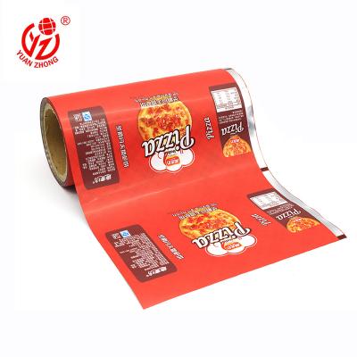 China Food Grade Heat Seal Fast Food Grade Aluminum Foil Moisture Proof Roll For Pizza Film Roll for sale