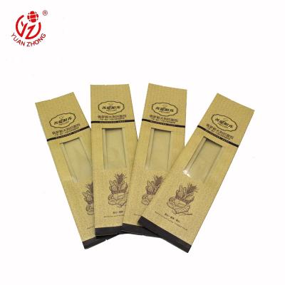 China Custom Food Grade Moisture Proof Packaging Printing Side Gusset Pouch Kraft Paper Bag for sale