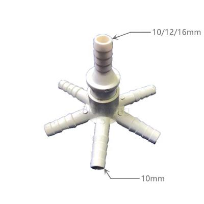 China 6angles aquaculture connection with aeration tube/aeration pipe/aeration diffuser for aquaculture and water treatment for sale