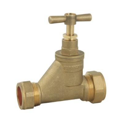 China Brass liquids stop valve, CXC valve 20mmX20mm brass for sale