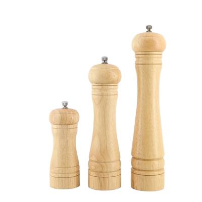 China Viable Manual Oak Core Ceramic Pepper Mill Grinder Kitchen Tools for sale