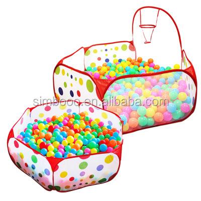 China Outdoor Pit Pool Game Play Tent Soft Ball Toy New Children Kid Ocean Play Hut Pool Game Tent for sale