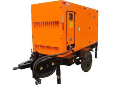 China Water Cooled Electric Diesel Generator 138KVA 3 Phase Mobile Type With Trailer for sale