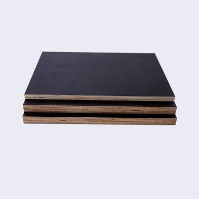 China 12mm or 15mm or 18mm Marine Shuttering Film Faced Plywood Moisture Proof Black Board for Construction for sale