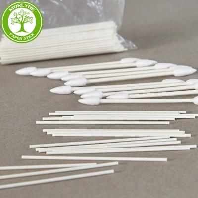 China Environmental protection certification 2.45*73mm cotton swab paper stick for sale