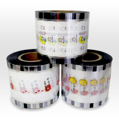 China Manufacturer Customized Disposable Milk Tea Plastic Cups Moisture Proof Sealing Film Bubble Tea Cup Sealing Film for sale