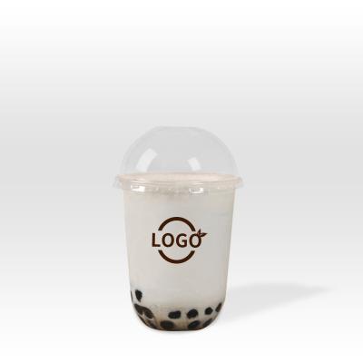 China Food Grade Eco Friendly Disposable Bubble Tea Bio Degradable Bubble Tea Eco Friendly Stocked Custom Plastic Cups for sale