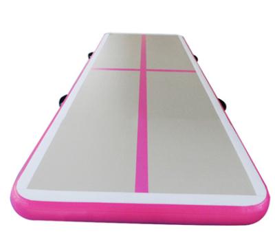 China Erercise Gym Yoga Air Mat Inflatable Track Cover Inflatable Dwf Sports Kids Bouncing Air-Track Air-Track With Pump for sale