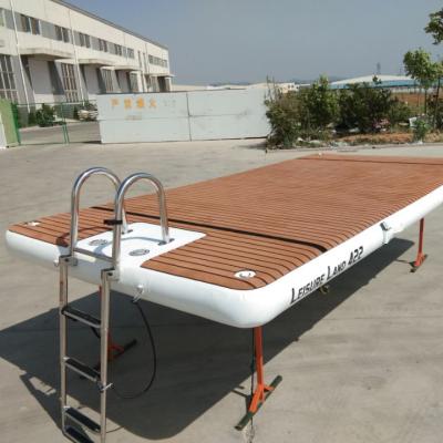 China super strong material inflatable swim water drop point FLOATING DOCK FLOATING DOCK floating platform for sale for sale