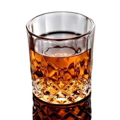 China Whiskey Glass Crystal Classical Mug Drinkware Bar Liquor Drinking Unique Shaped Glass Mug CLASSIC Hot Sale for sale