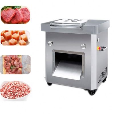 China Commercial Beef Cutter Machine America Hotels Beef Breast Chicken Breast Cube Cutter Machine Frozen Beef Dicer Cube Meat Cutting Machine for sale