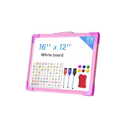 China School/Office/Home Easel Custom Portable Desk Kids Teacher Pink Mini Dry Erase Board Student School Home Kitchen Desk for sale