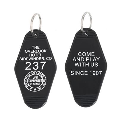 China Wholesale promotion gift low price make your own design school bag hotel pendant motel key chain for sale