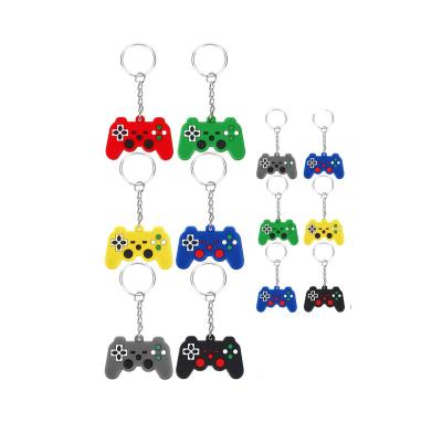 China Promotion Custom 3d Gift Personalized Rubber Controller Handle Gamer Keychain Birthday Pendant Shower Gift Car Ornament Party for sale