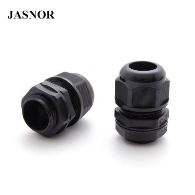 China Black White Nylon Cable Gland IP68 M50 Waterproof Nylon Cable Gland for sale