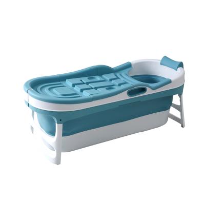 China 2021 foldable hot sellers use 148CM big bathtub cheap portable foldable bathtub for adult for sale