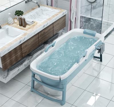 China 143 cm color and size version foldable customizable luxury collapsible portable bathtub for adults for sale