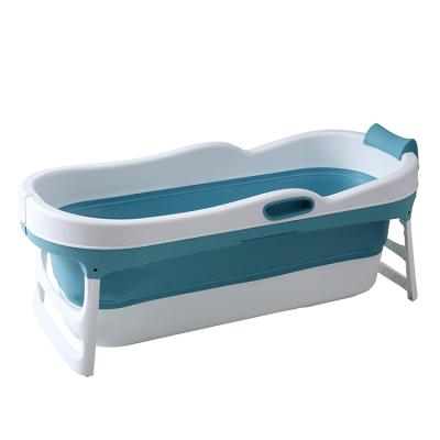 China 1480MM Collapsible Portable Cheap Adult Plastic Bathtub Large Foldable Wholesale Household for sale