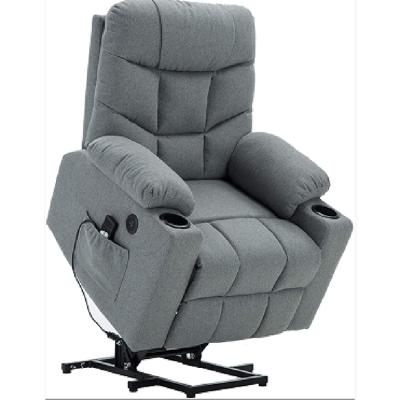 China Comfortable Hot-selling Electric Massage PU Fabric Velvet Lift Chair Recliner Sofa QL-756 for sale