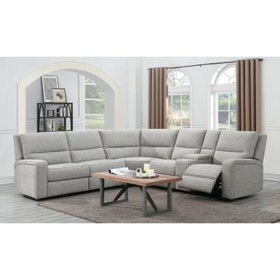 China The Other North European Living Room Modern 22Recliner Electric Sofa Set Fabric Sectional Style Reclinable Sofa for sale