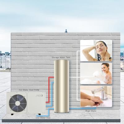 China JNOD Outdoor Air To Water Heat Pumps 6KW Air Source Split Heat Pump Water Heaters For Whole House for sale