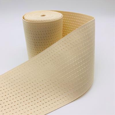 China Universal Breathable Soft Reusable Polyester Elastic Mesh Elastic Band For Sports And Medical Braces for sale