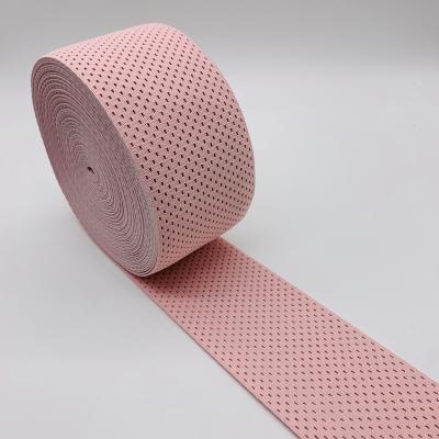 China Elastic Mesh Elastic Air Mesh 100mm Wide Fish Elastic Band Silk Waist Bands Trimmer Belt For Maternity Belt for sale