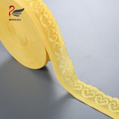 China Elastic high flexibility woven polyester sports stitching bra ties elastic elast band strap for underwear for sale