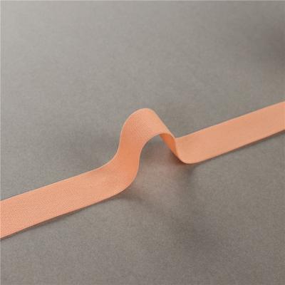 China Elastic netting sells a lot 20mm customized flat soft webbing strap elastic for sports bra underware for sale