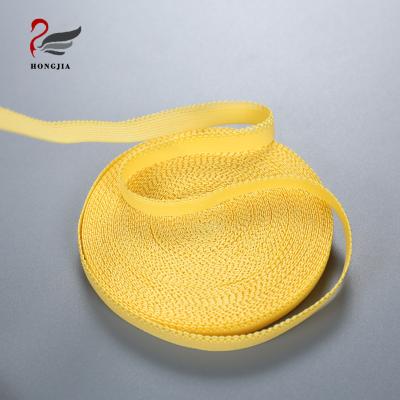 China High Tenacity Thickness Polyester Elastic Webbing For Strap Polyester Picot Elastic for sale