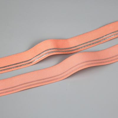 China New Elastic Custom Woven Elastic Webbing Polyester Band Nylon Webbing for sale