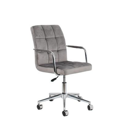 China Adjustable Chair (Height) Swivel Velvet Modern Design Chairs Ergonomic Office for sale