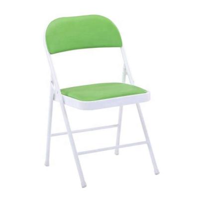 China Contemporary Portable Comfortable Metal Chromed Folding Chairs Leg Outdoor Garden Chair for sale