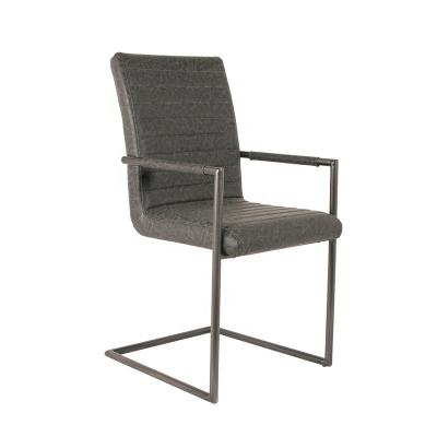 China Wholesale Modern Design Adjustable Metal High Back (Height) Dining Chair With Armrest for sale