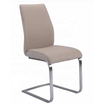 China Slipcovered Simple Design Home Furniture Metal Frame Dining Chair for sale