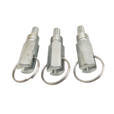 China ZINC Non Customized Mechanical Indexing Pin Industry Standard Customized Wire Spring Rod Fastener Direct Supply for sale