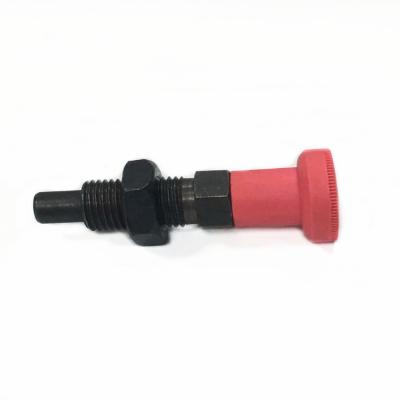 China Retractable Locking Stainless Steel Wire Fasteners Red Compound Indexing Plunger for sale