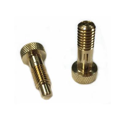 China Copper Low Price Guaranteed Quality Copper Bolts Screw Spring Plunger Loaded Pin for sale