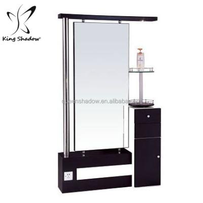 China Salon Furniture Barber Station Luxury High Quality Mirrors for sale