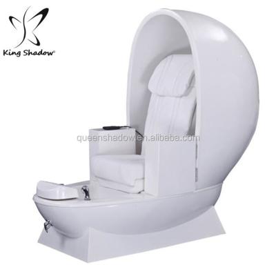 China Modern Luxury Spa Pedicure Massage Chair Egg Pedicure Chair White Pedicure Chair for sale