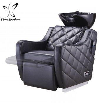 China Comfortable With Back Salon Furniture Beauty Massage Back Massage Unit Chair Hair Salon Shampoo Electronic Shampoo Bowl for sale