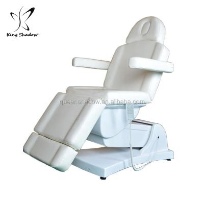 China Beauty Salon Luxury 3 Electric Motors Massage Table Cosmetic Beauty Bed Salon Spa Eyelash Facial Bed for sale