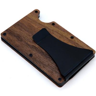 China NATIONAL wooden wallet of finish card holder for sale for sale