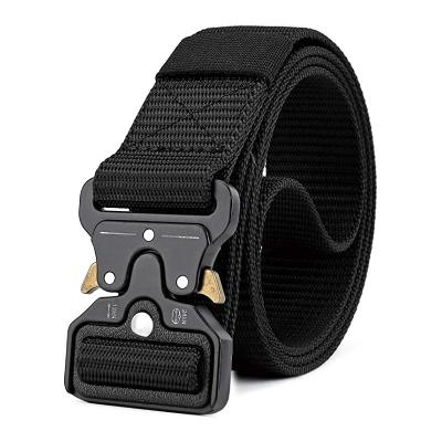 China Outdoor Universal Pin Buckle Quick Release Nylon Safety Tactical Belt For Sale for sale