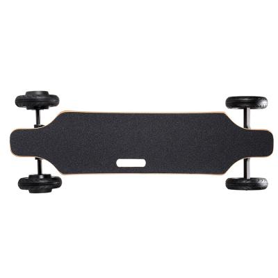 China High power motor with strong wireless remote control wheels factory power electric skateboard 6 inch dual drive longboard skateboard for sale